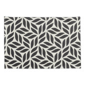 葉モダンスタイリッシュ模様 枕カバー (裏面-右)