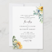 葉モダン仙人が両親を結婚結ぶ 招待状 (正面)