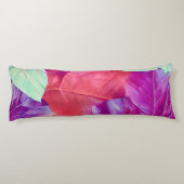 葉モダン状デザイン模様 ボディピロー (裏面)