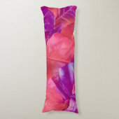 葉モダン状デザイン模様 ボディピロー (正面縦)