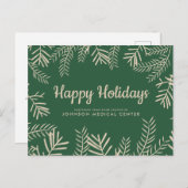 葉モダン部 | ドクターズホリデーグリーティング ポストカード (正面/裏面)