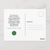 葉モダン部 | ドクターズホリデーグリーティング ポストカード (裏面)