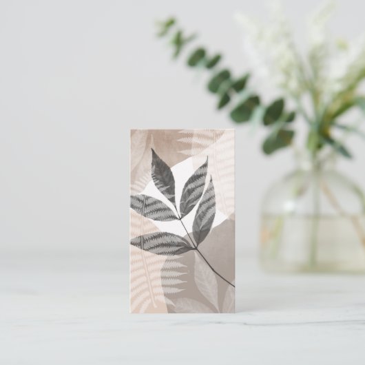 葉モダン部 名刺 (スタンド正面)