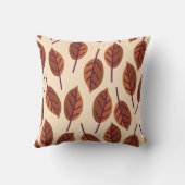 葉モダン24:15カスタムベージュウェルカム クッション (裏面)