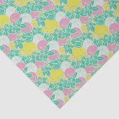 葉モダン、芽および花柄ティッシュペーパー 薄葉紙 (詳細)