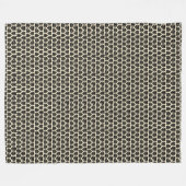 葉モンステラフリースブランケット フリースブランケット (正面(横))