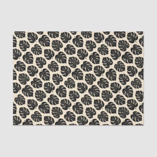 葉モンステラ 薄葉紙 (正面)