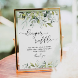 葉ユーカリおむつラッフル徴候 ポスター