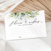 葉ユーカリアドバイスとウィズブライダルシャワー 便箋