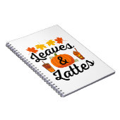 葉ラテ秋秋 ノートブック (右側)