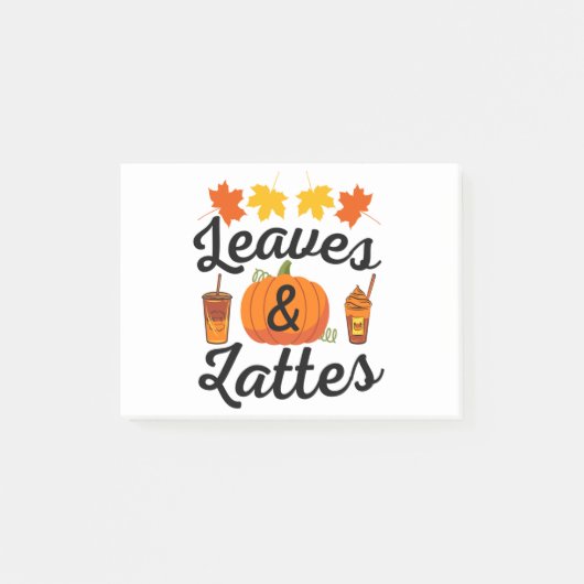 葉ラテ秋秋 ポストイット (正面)