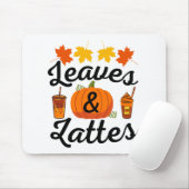 葉ラテ秋秋 マウスパッド (マウス)