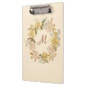 葉リースの飛びモダンスタイリッシュトレンディー クリップボード (左)