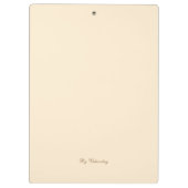 葉リースの飛びモダンスタイリッシュトレンディー クリップボード (裏面)