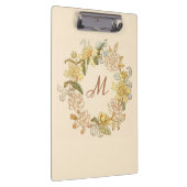 葉リースの飛びモダンスタイリッシュトレンディー クリップボード (右)