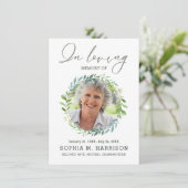 葉リースカスタムフォト葬儀悔やみや弔慰 (スタンド正面)