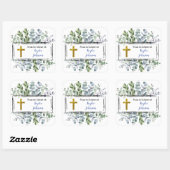 葉リースフレームクロス スクエアシール (シート)