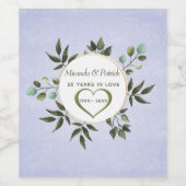 葉リース ワインラベル (シングルラベル)