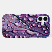 葉上の水滴スマホケース iPhoneケース (裏面横)