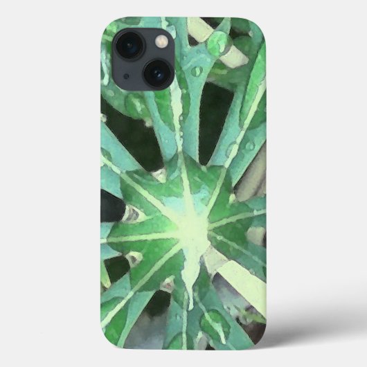 葉上の雨滴 Case-Mate iPhoneケース (裏面)