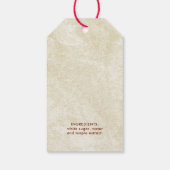 葉付きメープルシロップのラベル ギフトタグ (裏面)