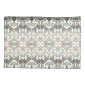 葉付き枕ケース（白） 枕カバー (裏面)