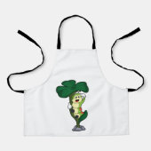 葉付き毛虫 エプロン (正面)