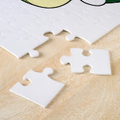 葉付き毛虫 ジグソーパズル (側面)