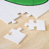 葉付き毛虫 ジグソーパズル (側面)