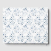 葉伝統的頂（弓あり） |モノグラム結婚ズ ゲストブック (裏面)