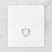 葉伝統的頂（弓あり） |モノグラム結婚ズ プレイスカード (外部開封)