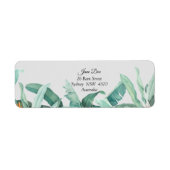 葉住所 シール (正面)