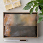 葉傘がかわいいリス – 秋の雨 薄葉紙 (ギフト)