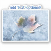 葉凍ってい板 シール (正面)