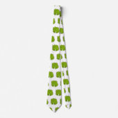 葉切り漫画イラストレーション ネクタイ (正面)