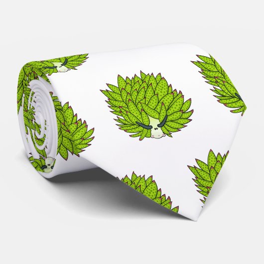 葉切り漫画イラストレーション ネクタイ (ロール)