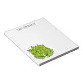 葉切り漫画イラストレーション ノートパッド (アングル)