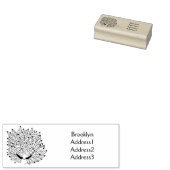 葉切り漫画イラストレーション ラバースタンプ (押印)