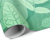 葉包み紙 ラッピングペーパー (ロールコーナー)