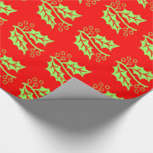 葉及びベルリー包装紙 ラッピングペーパー (角)