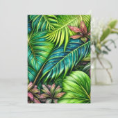 葉図 招待状 (スタンド正面)