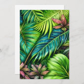 葉図 招待状 (正面/裏面)