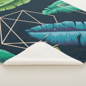 葉多角形li抽象芸術のシームレスパターン シェルパブランケット (3/4)