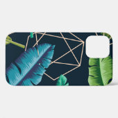 葉多角形li抽象芸術のシームレスパターン Case-Mate iPhoneケース (裏面 (横))