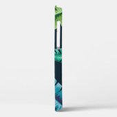 葉多角形li抽象芸術のシームレスパターン Case-Mate iPhoneケース (裏面 / 左)