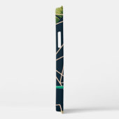 葉多角形li抽象芸術のシームレスパターン Case-Mate iPhoneケース (裏面 / 右)