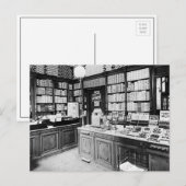 葉巻きたばこ屋、1895年 ポストカード (正面/裏面)