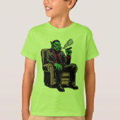 葉巻で椅子に座る Tシャツ (正面)