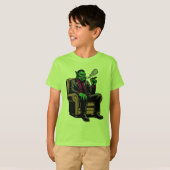 葉巻で椅子に座る Tシャツ (正面フル)