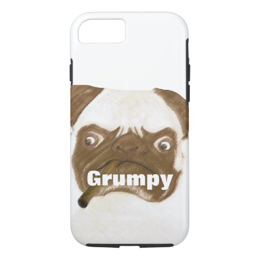 葉巻で腹立たしく不機嫌な葉巻 Case-Mate iPhoneケース (裏面)